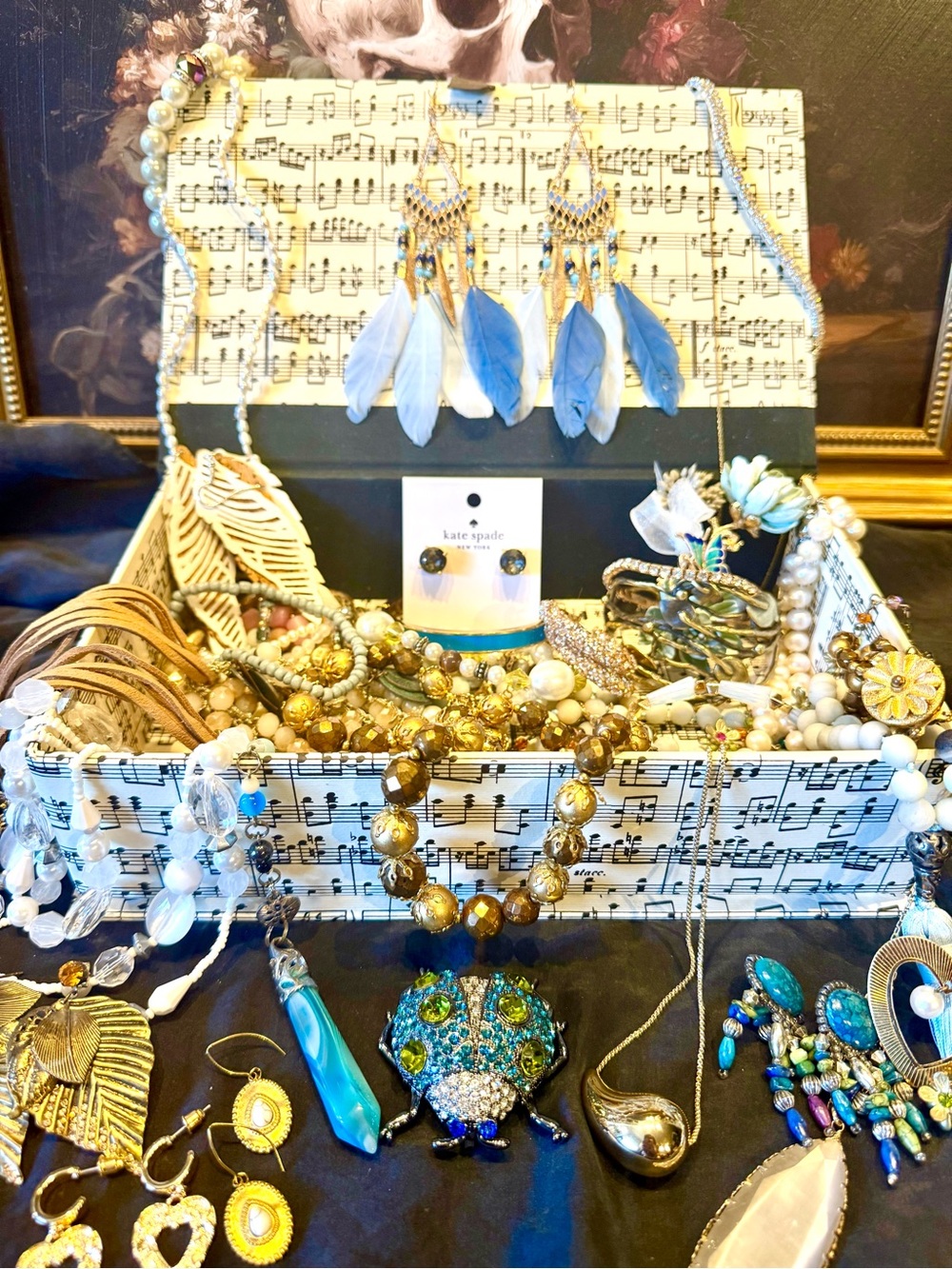 Whimsical Music Box Vintage Jewelry Bundle with Kate Spade Pieces 🧚🩷🧚🩷 - Picture 2 of 12